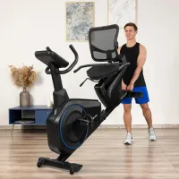 Горизонтальный велотренажер Gymtek XBR6000 электромагнитный синий