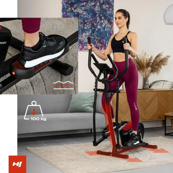 Орбитрек Hop-Sport HS-2050C Cosmo магнитный черный/красный