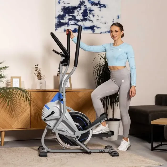 Орбитрек магнитный Hop-Sport HS-400B Icon серебристый