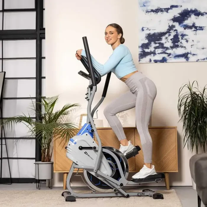 Орбитрек магнитный Hop-Sport HS-400B Icon серебристый