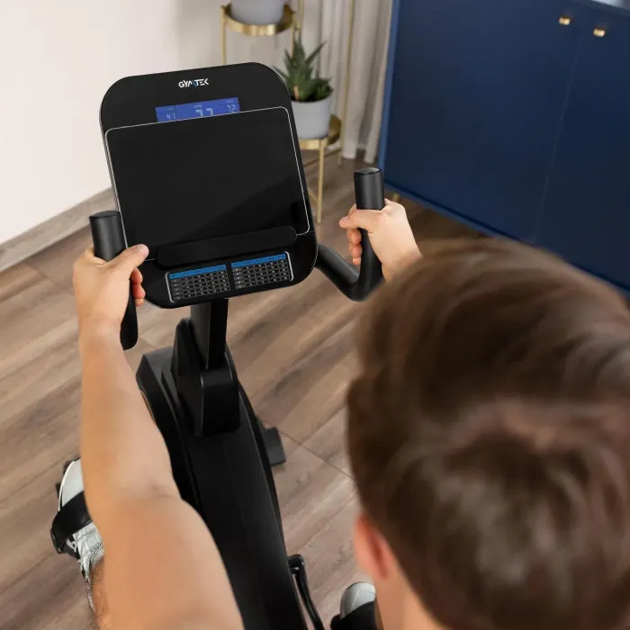 Горизонтальный велотренажер Gymtek XBR6000 электромагнитный синий