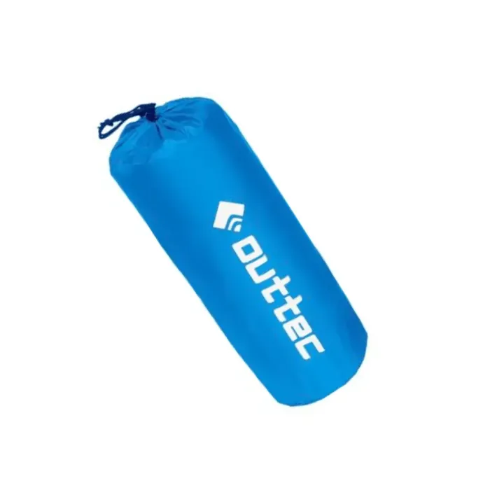 Надувной коврик Outtec 195х55х5см с подушкой соты голубой