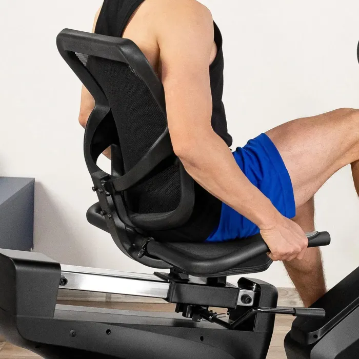Горизонтальный велотренажер Gymtek XBR6000 электромагнитный синий