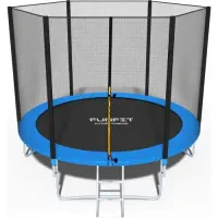 Батут Funfit 8ft (252см) синий с внешней сеткой