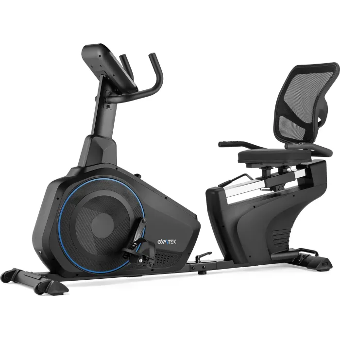 Горизонтальный велотренажер Gymtek XBR6000 электромагнитный синий