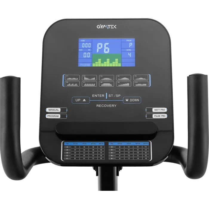 Горизонтальный велотренажер Gymtek XBR6000 электромагнитный синий