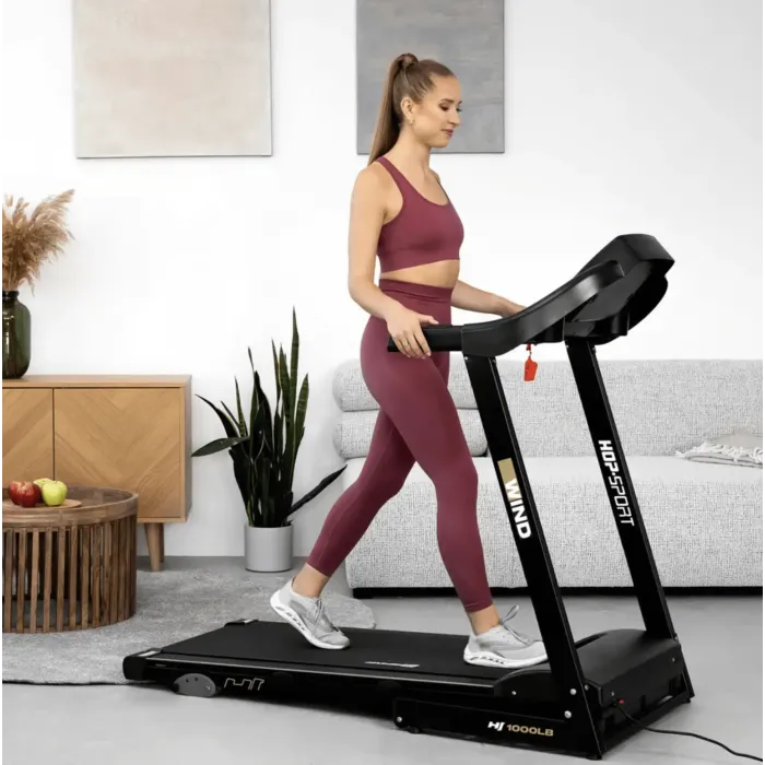 Беговая дорожка Hop-Sport HS-1000LB Wind серый
