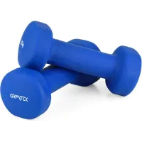 Гантели для фитнеса неопреновые Gymtek Queenfit 2х1,5кг светло-синий