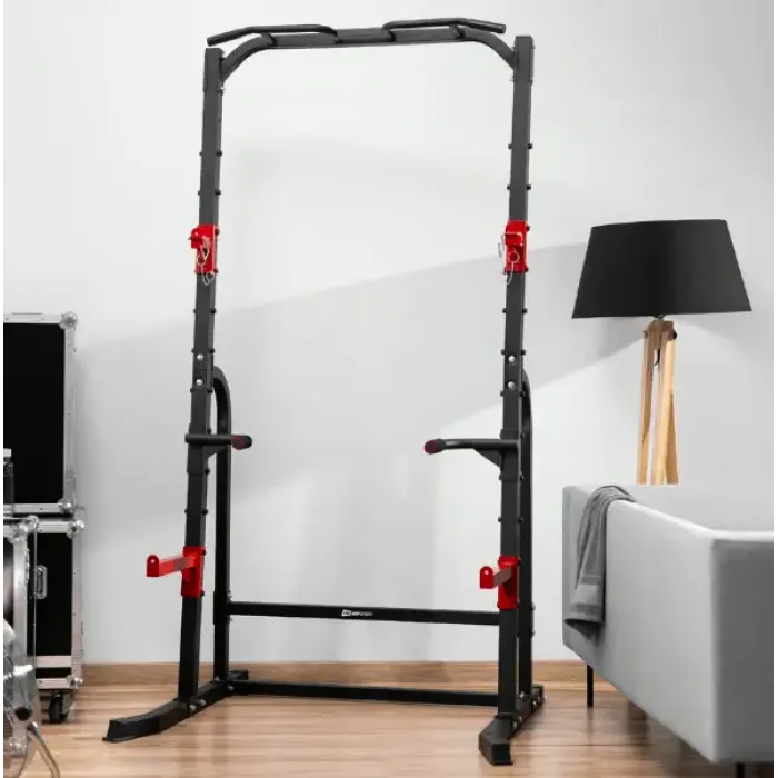 Силовая станция Hop-Sport HS-1014K с держателем для штанги и брусьями