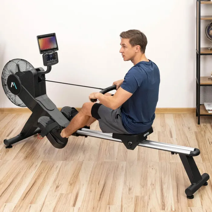 Гребной тренажер Gymtek XR2000 электромагнитный с аэродинамической нагрузкой