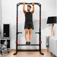 Силовая станция Hop-Sport HS-1014K с держателем для штанги и брусьями