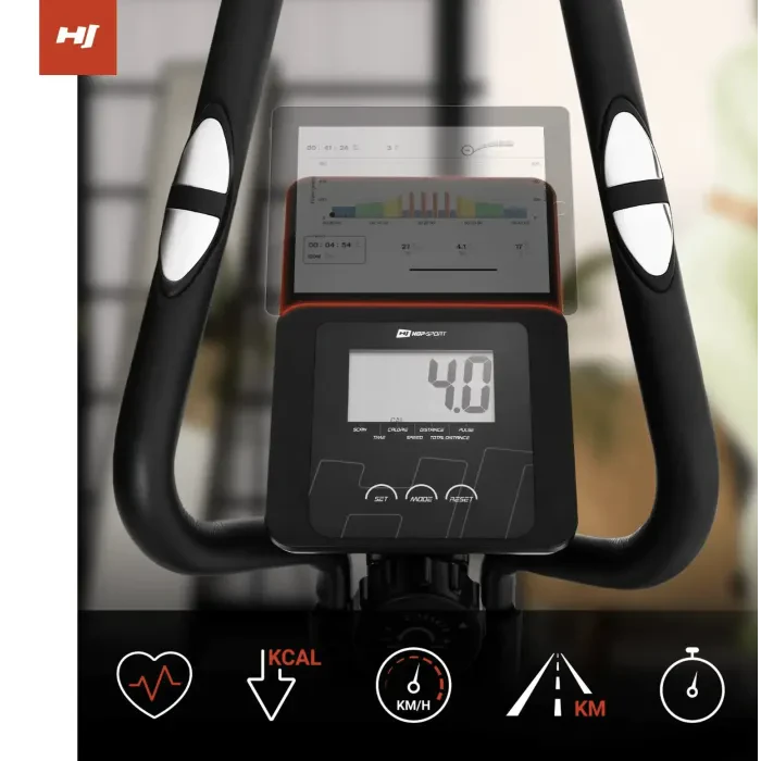 Орбитрек магнитный Hop-Sport HS-450B Dynamic черно-золотистый