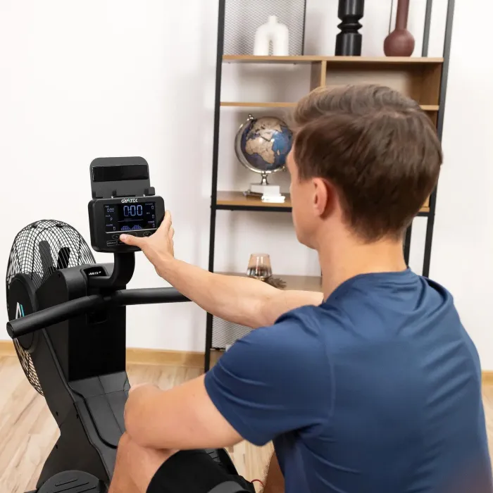 Гребной тренажер Gymtek XR2000 электромагнитный с аэродинамической нагрузкой