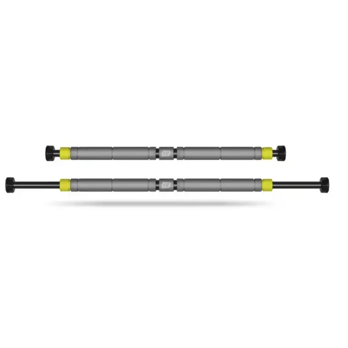 Турник раздвижной Hop-Sport HS-M050DP серо-желтый
