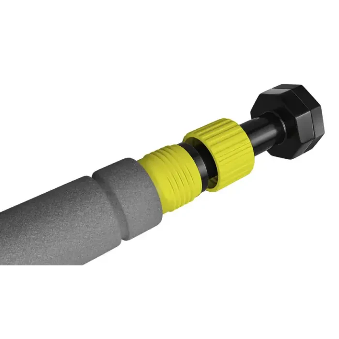 Турник раздвижной Hop-Sport HS-M050DP серо-желтый
