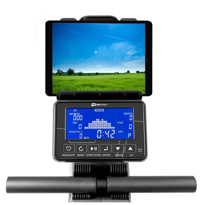 Гребной тренажер Hop-Sport HS-095R Spike серый