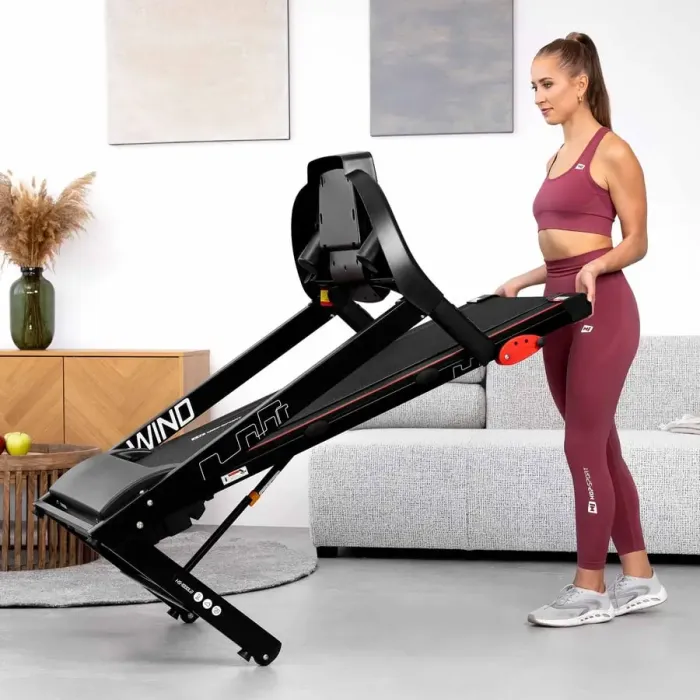 Беговая дорожка Hop-Sport HS-1000LB Wind красный