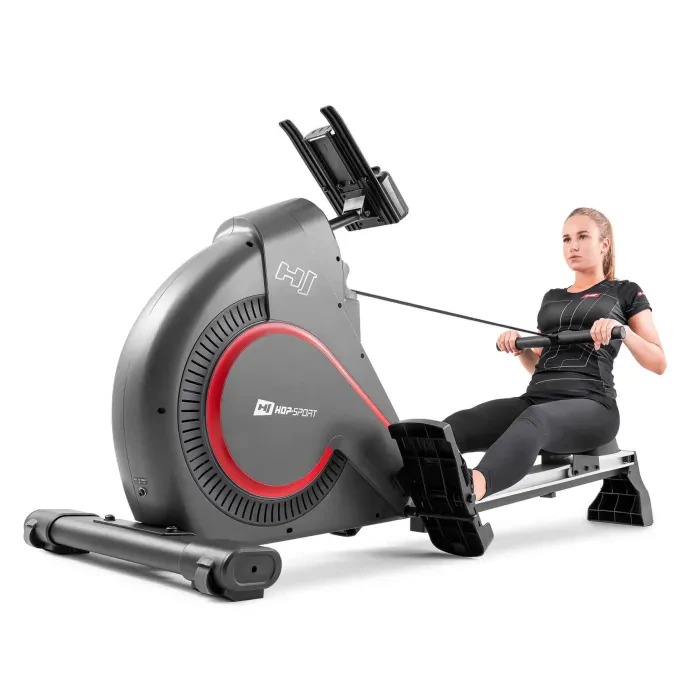 Гребной тренажер Hop-Sport HS-095R Spike серый
