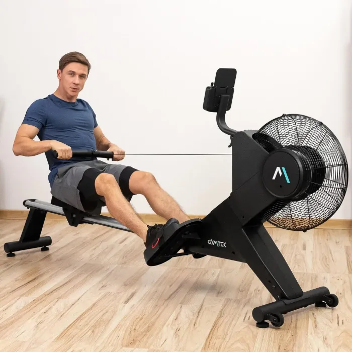 Гребной тренажер Gymtek XR2000 электромагнитный с аэродинамической нагрузкой