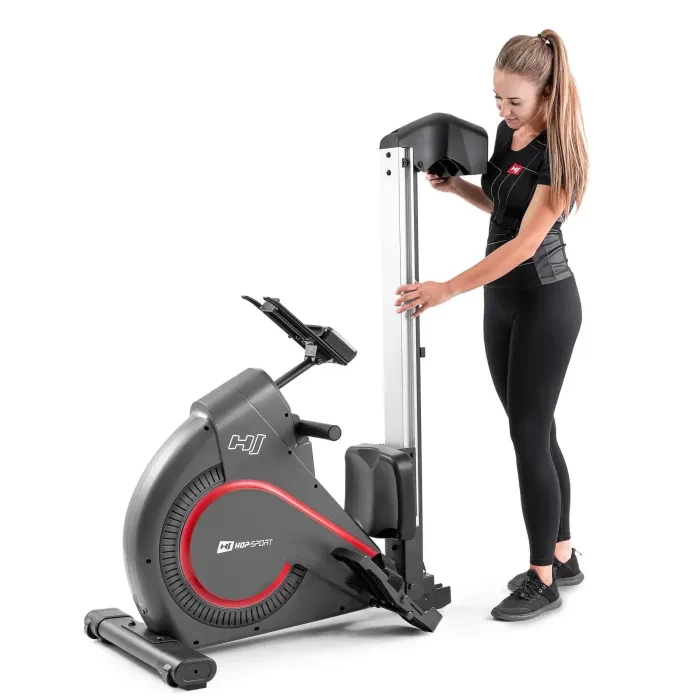 Гребной тренажер Hop-Sport HS-095R Spike серый