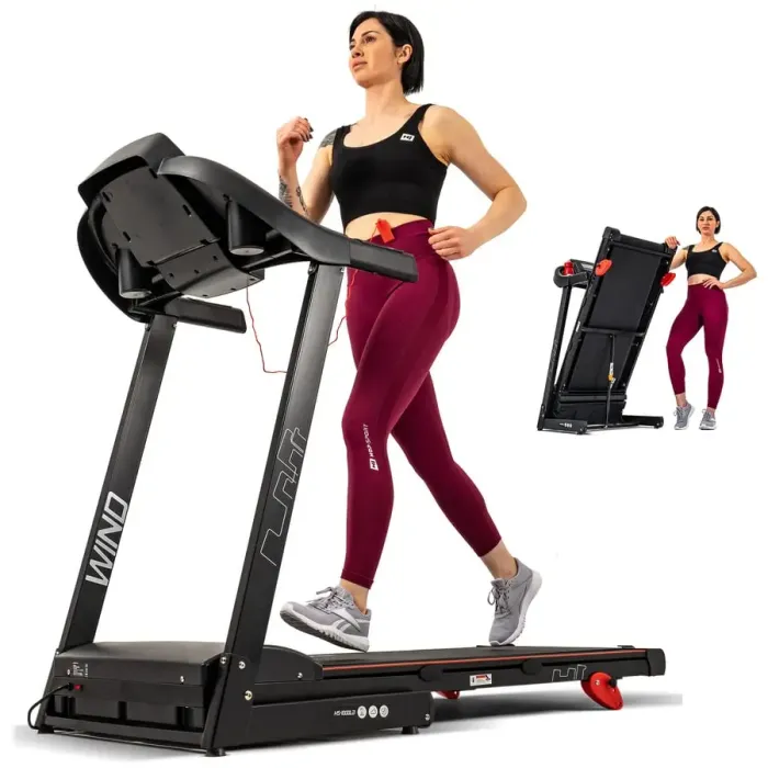 Беговая дорожка Hop-Sport HS-1000LB Wind красный