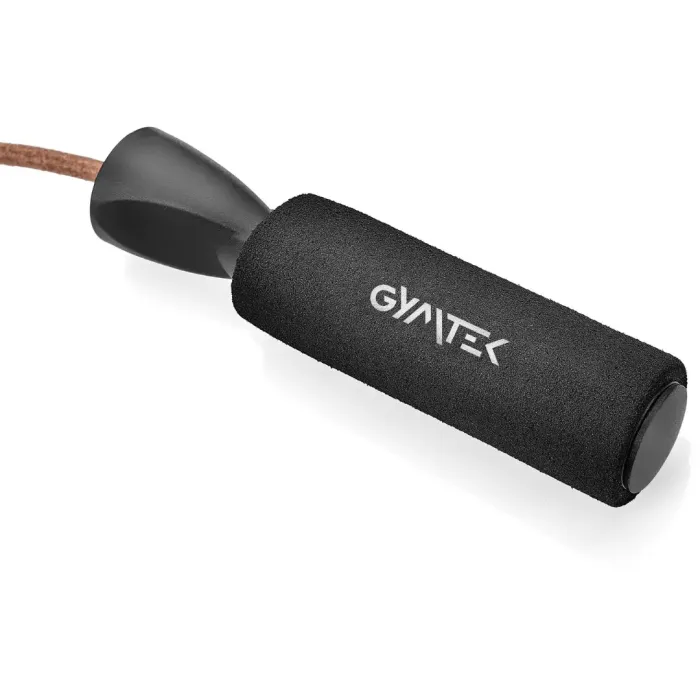 Скакалка Gymtek кожаная с подшипниками 275см