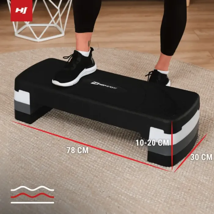 Степь платформа Hop-Sport HS-PP033AS черно-белая