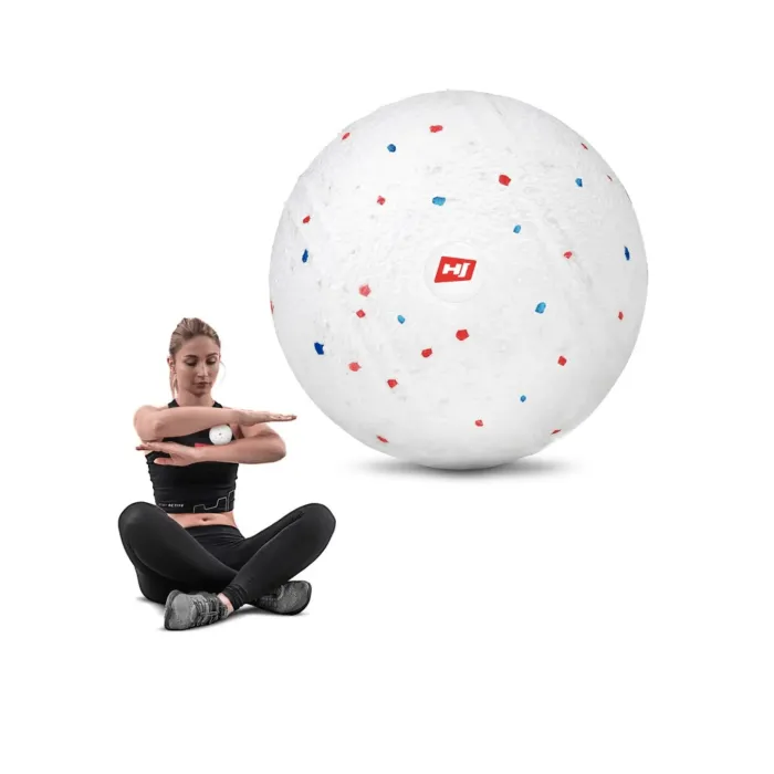 Массажный мяч EPP 80 мм Hop-Sport HS-P080MB белый