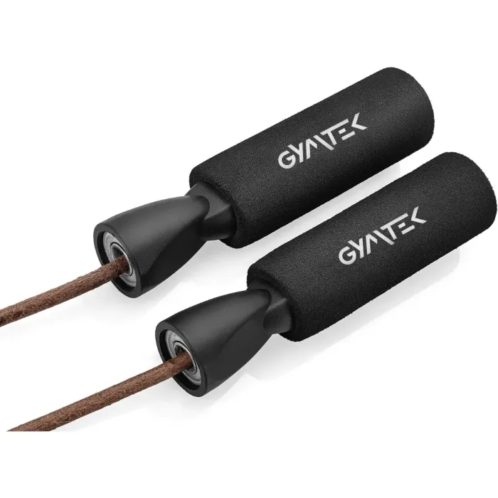 Скакалка Gymtek кожаная с подшипниками 275см