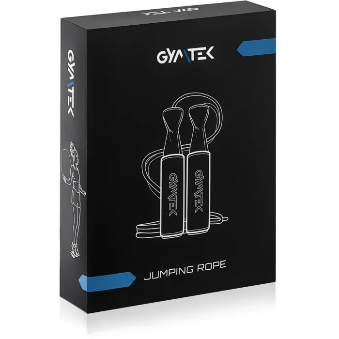 Скакалка Gymtek кожаная с подшипниками 275см