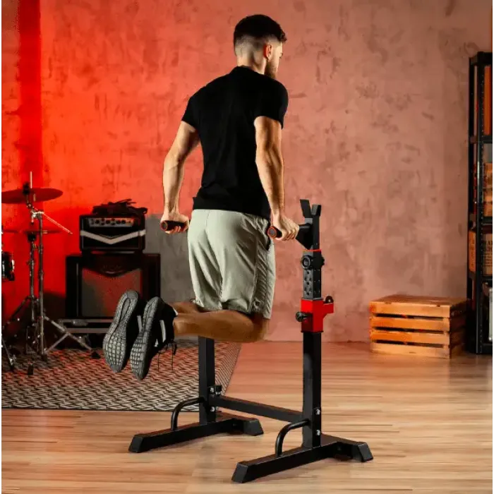 Стойка под штангу с ручками для отжиманий Hop-Sport HS-1004L