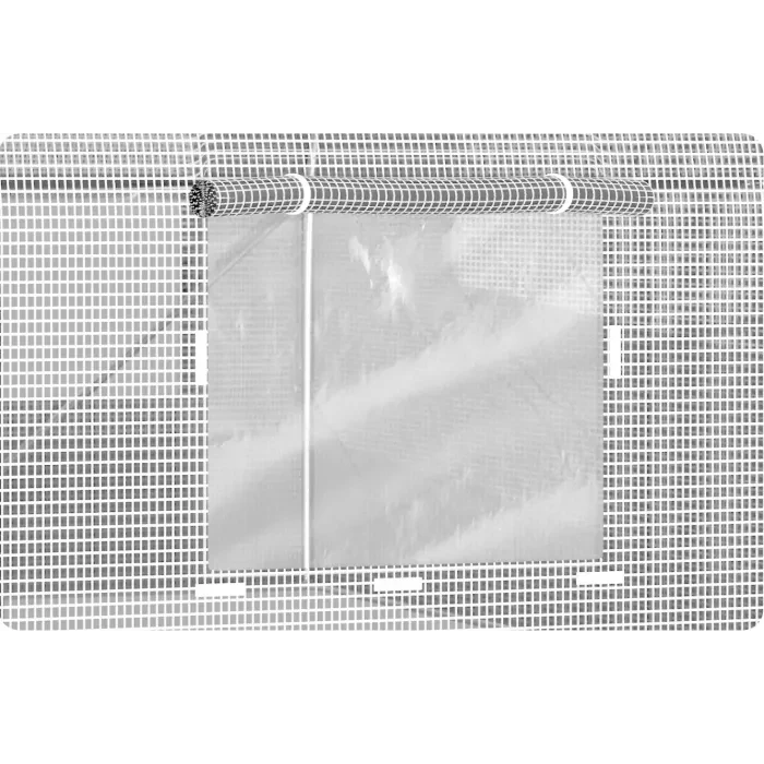 Садова теплиця з вікнами Plonos 10m2 = 400х250х200 см (Біла) (4974)