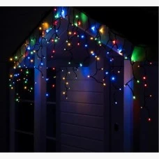 Гірлянда Бахрома LED 5x0.5м (мульти, з конектором)