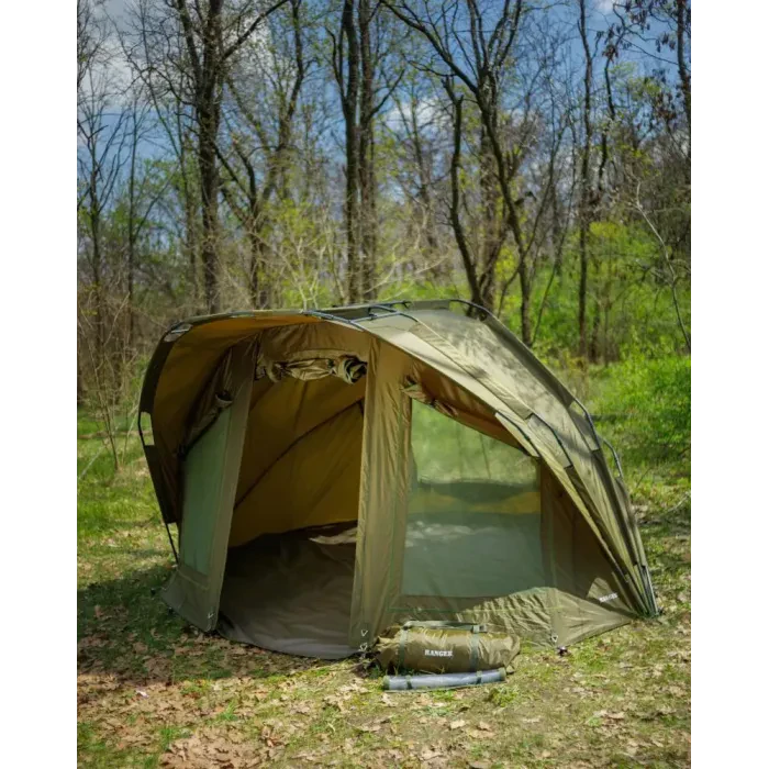 Палатка для 2 человек Ranger EXP 2-mann Bivvy оливково-зеленый + Зимнее покрытие. Палатка для двоих
