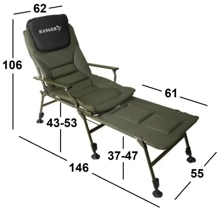 Крісло-ліжко коропове Ranger Carp SL-112 (Арт. RA 2251)