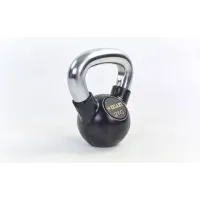 Гиря прогумована з хромованою ручкою 2 кг