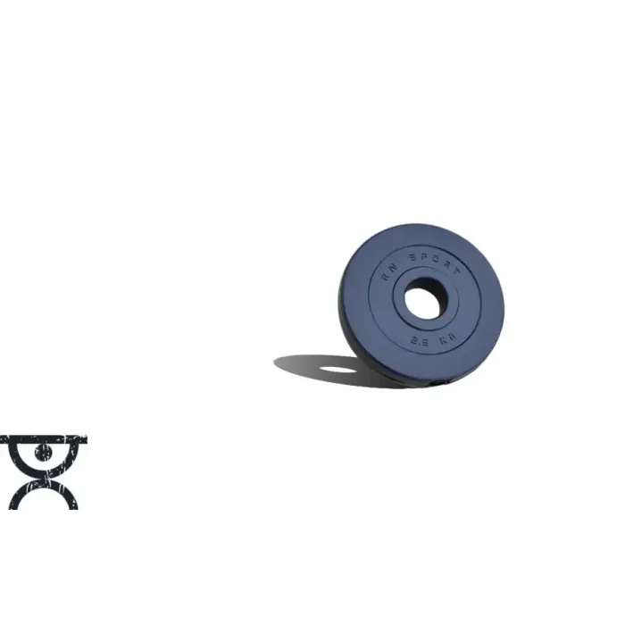 15 кг (4x1.25 та 4x2.5) дисків, покритих пластиком (31 мм)