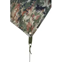 Тент для навеса от дождя Tramp Tent 3 х 5 м. камуфляж UTRT-101-camo. Брезент водонепроницаемый для отдыха