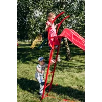 Детская горка 2,2м с металлической лестницей высота 1,2 м (разные цвета)