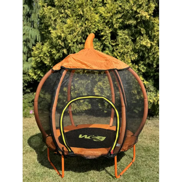 Детский батут с защитной сеткой WCG Pumpkin