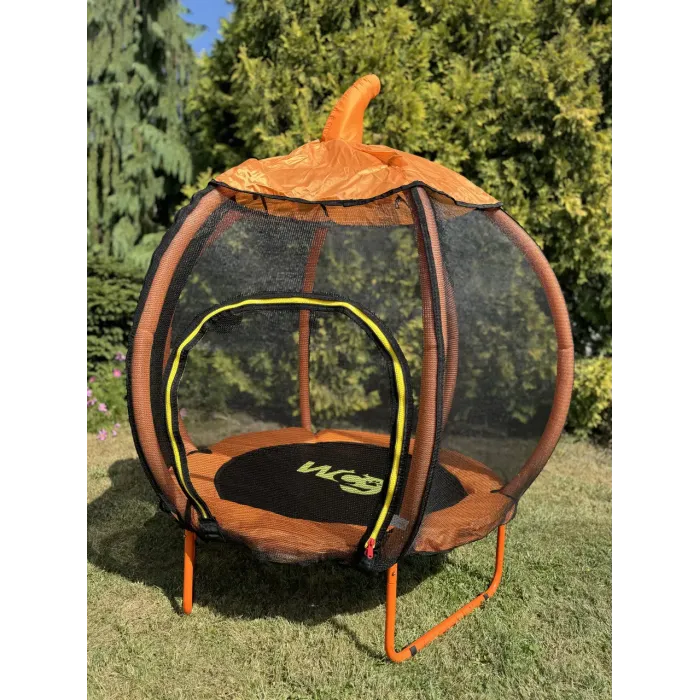 Детский батут с защитной сеткой WCG Pumpkin