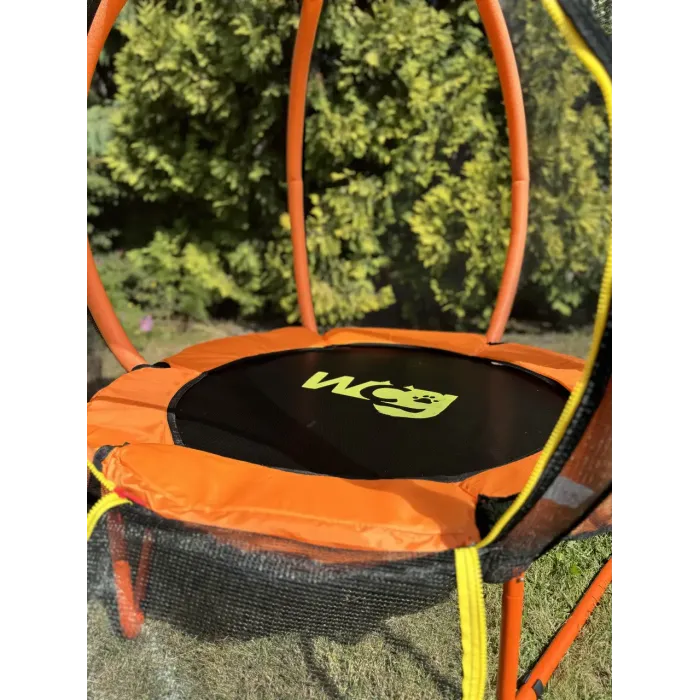 Детский батут с защитной сеткой WCG Pumpkin