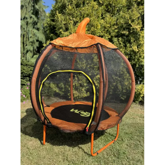 Детский батут (108 см) с защитной сеткой WCG Pumpkin (Гарбуз). Батут для маленьких детей