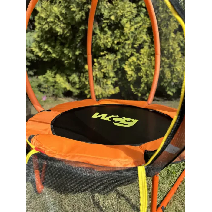 Детский батут (108 см) с защитной сеткой WCG Pumpkin (Гарбуз). Батут для маленьких детей