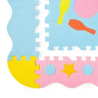 Детский коврик-пазл с бортиками Toys 30x30 WCG EVA - 25 частей