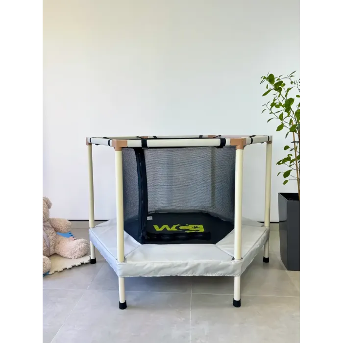 Батут манеж 122 см шестигранный с сеткой WCG Hexi S
