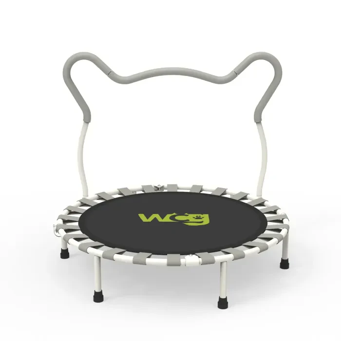 Детский батут с ручкой WCG Koala 1003 серый: для дома, от 2 до 10 лет, до 100 кг