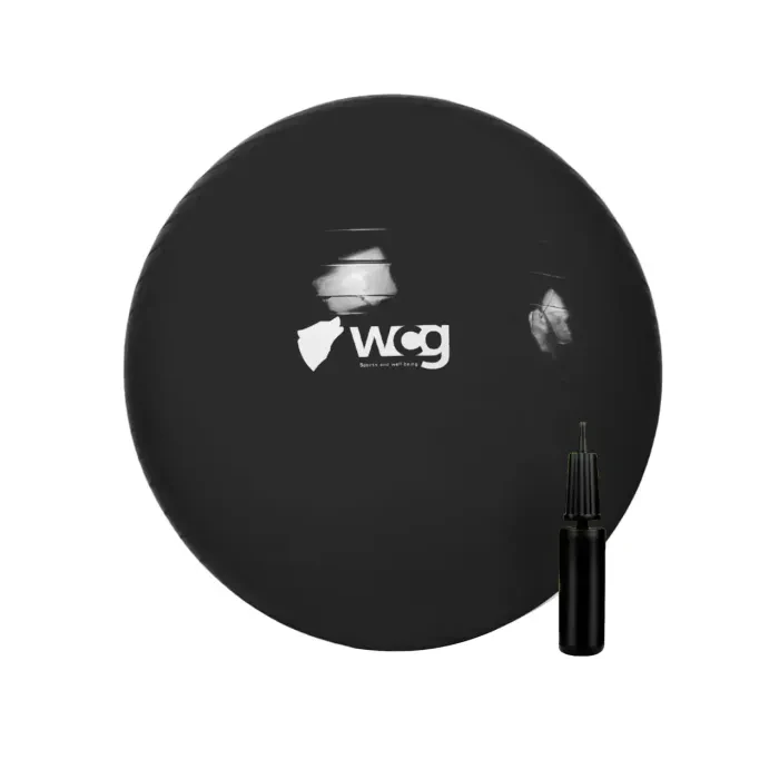 Мяч для фитнеса (фитбол) WCG 85 Anti-Burst 300кг Графит + насос