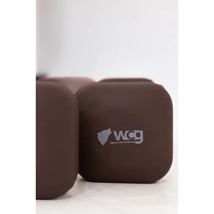 Гантели для фитнеса WCG NeoCube 2x3 кг (6 кг) неопреновые, анти-ролл, для дома и зала