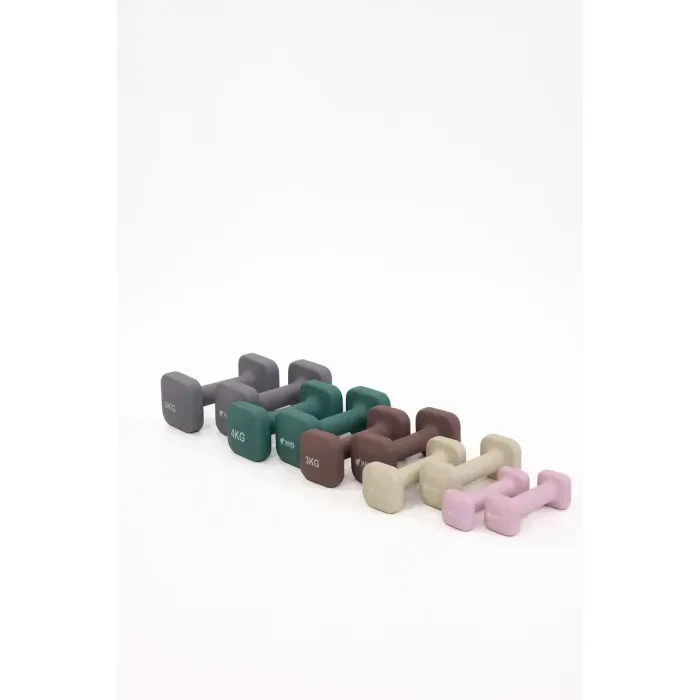 Гантели для фитнеса WCG NeoCube 2x3 кг (6 кг) неопреновые, анти-ролл, для дома и зала